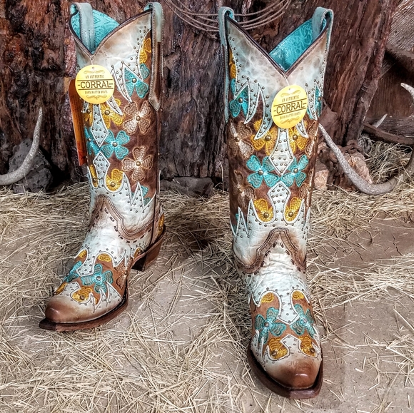 NIB Corral cowboy boots 6.5M - Picture 6 of 7